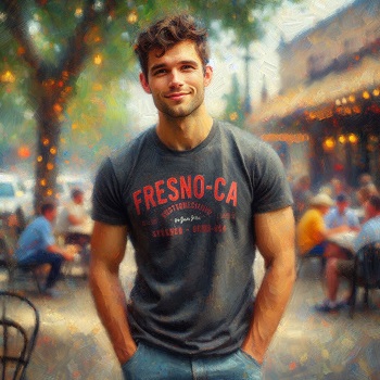 Fresno Restaurant T-Shirt And Denim Art Collection